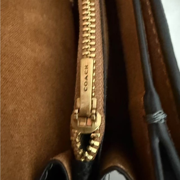 Coach Black Leather Shoulder Bag - Picture 11 of 14
